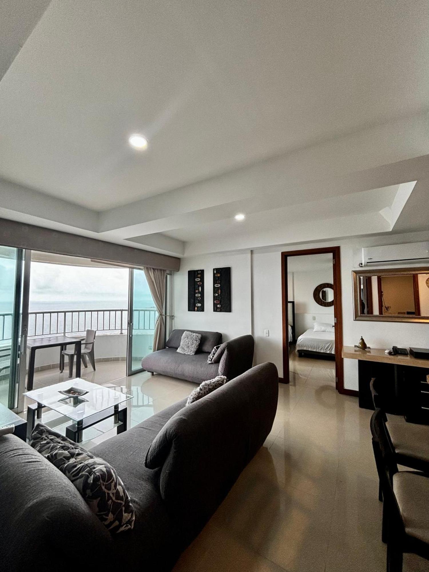 Paraiso En Bocagrande Con Vista Al Mar Cartagena 외부 사진