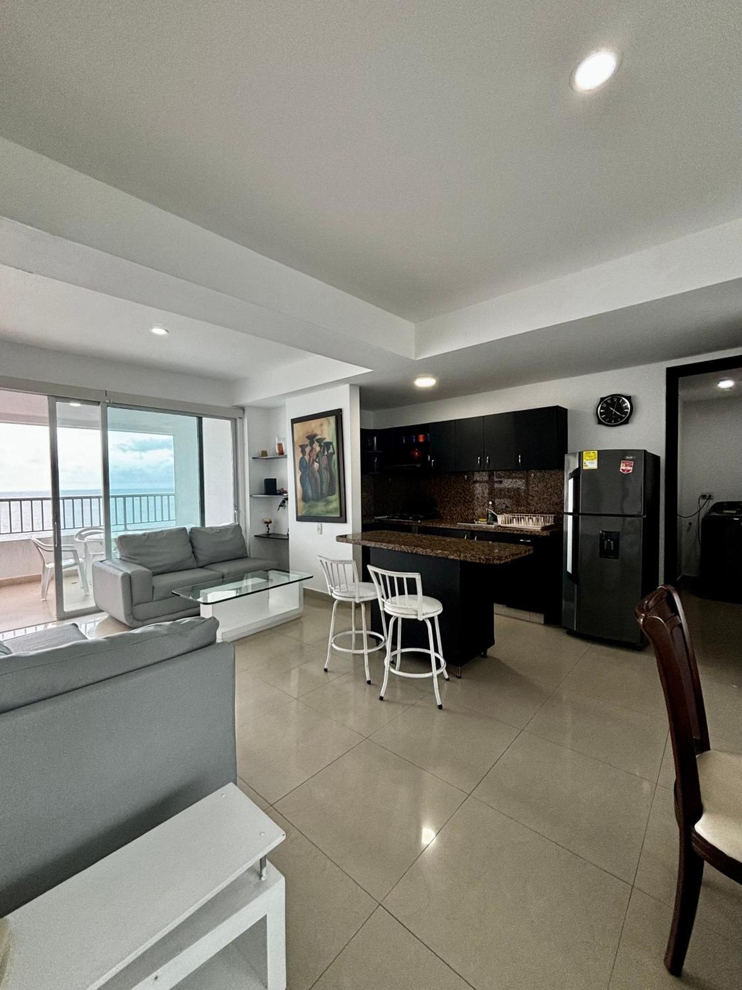 Paraiso En Bocagrande Con Vista Al Mar Cartagena 외부 사진