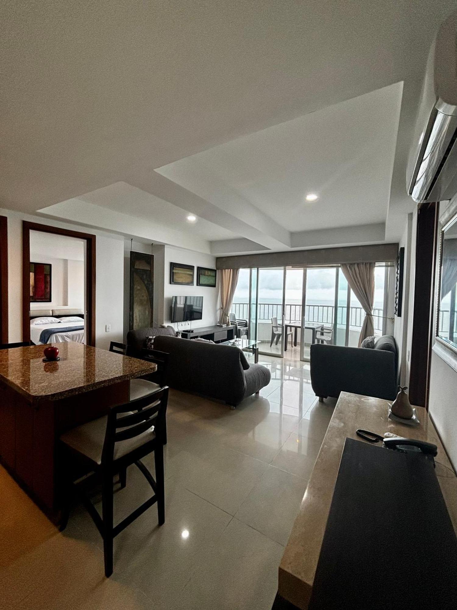 Paraiso En Bocagrande Con Vista Al Mar Cartagena 외부 사진